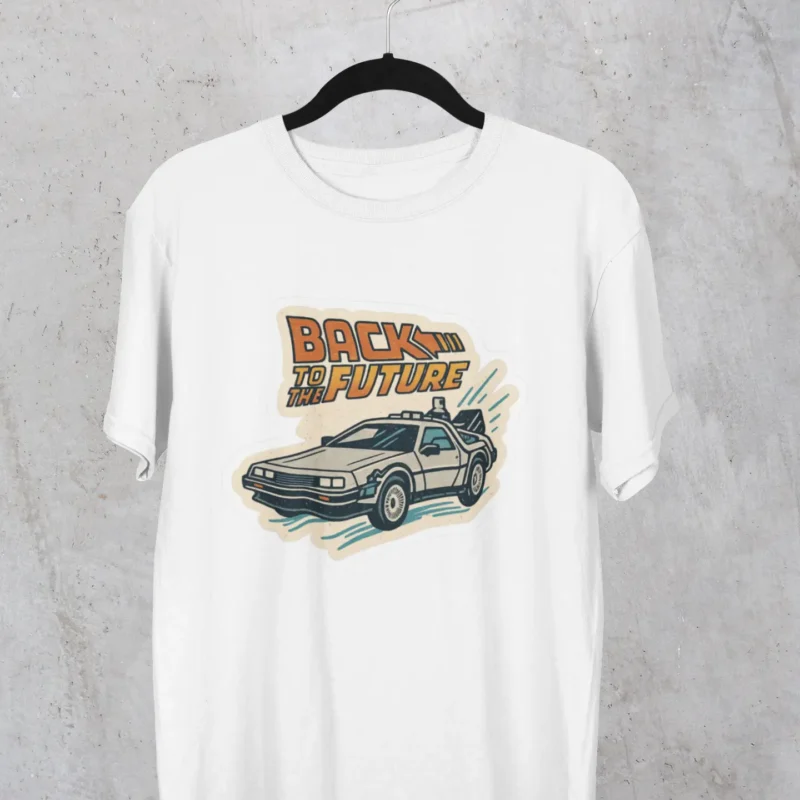 Polera Volver al Futuro - DeLorean